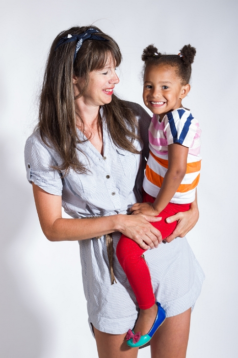 Valérie et sa fille au studio - 006